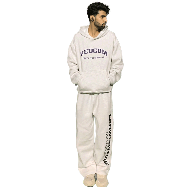 Baggy Stone Grey Tracksuite